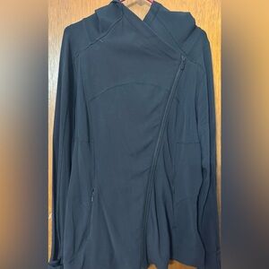 Lululemon Black Asymmetrical Zip Jacket